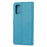 Imprint Tree Owl Leather Wallet Phone Shell for Samsung Galaxy S20 4G/S20 5G - Blue - 3