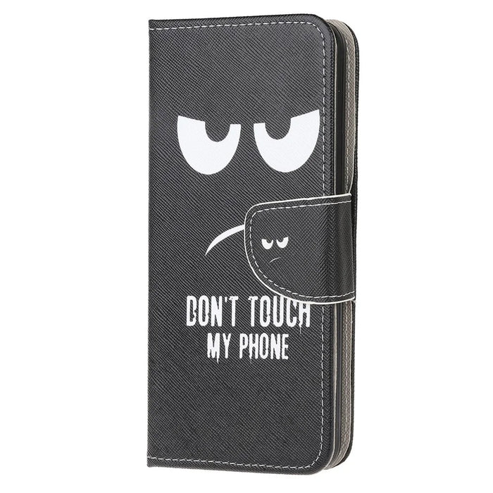 Pattern Printing Cross Texture Leather Wallet Phone Case for Samsung Galaxy S20 4G/S20 5G - Do not Touch - 2