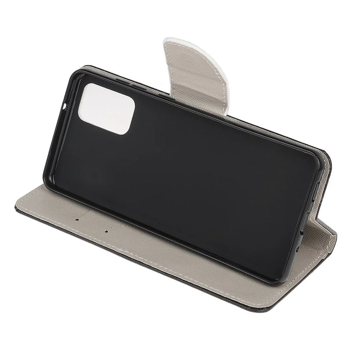 Pattern Printing Cross Texture Leather Wallet Phone Case for Samsung Galaxy S20 4G/S20 5G - Do not Touch - 5