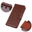 Nappa Skin Split Leather Cell Case for Samsung Galaxy S20 4G/S20 5G - Brown - 5