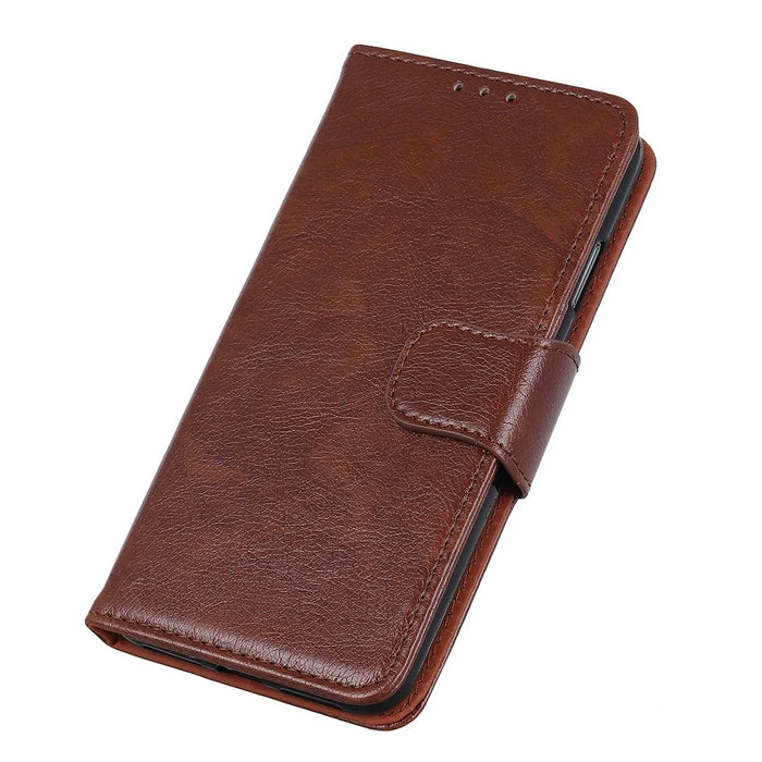 Nappa Skin Split Leather Cell Case for Samsung Galaxy S20 4G/S20 5G - Brown - 6