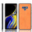 Leather Coated PC + TPU Hybrid Case Cover for Samsung Galaxy Note9 SM-N960 - Yellow - 1