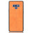 Leather Coated PC + TPU Hybrid Case Cover for Samsung Galaxy Note9 SM-N960 - Yellow - 3