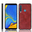 Leather Coated PC + TPU Hybrid Cover Case for Samsung Galaxy A9 (2018) / A9 Star Pro / A9s - Red - 1