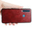 Leather Coated PC + TPU Hybrid Cover Case for Samsung Galaxy A9 (2018) / A9 Star Pro / A9s - Red - 5