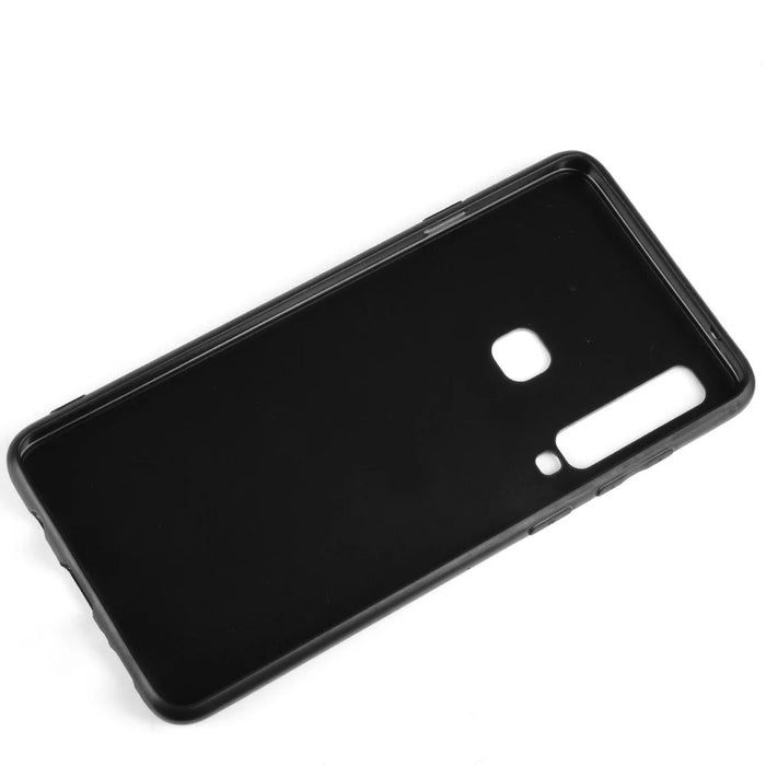 Leather Coated PC + TPU Hybrid Cover Case for Samsung Galaxy A9 (2018) / A9 Star Pro / A9s - Red - 6