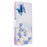 Pattern Printing Leather Wallet Case for Samsung Galaxy A51 - Blue Butterfly and Flowers - 3