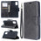 PU Leather Wallet Stand Shell Case for Samsung Galaxy A51 - Black - 1