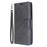 PU Leather Wallet Stand Shell Case for Samsung Galaxy A51 - Black - 2