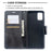 PU Leather Wallet Stand Shell Case for Samsung Galaxy A51 - Black - 6