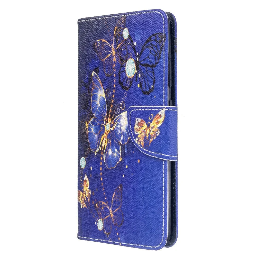 Pattern Printing Wallet Leather Flip Cover Case for Samsung Galaxy A51 - Beautiful Butterfly - 2