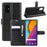 Litchi Skin Leather Wallet Stand Case for Samsung Galaxy S20 Plus - Black - 1