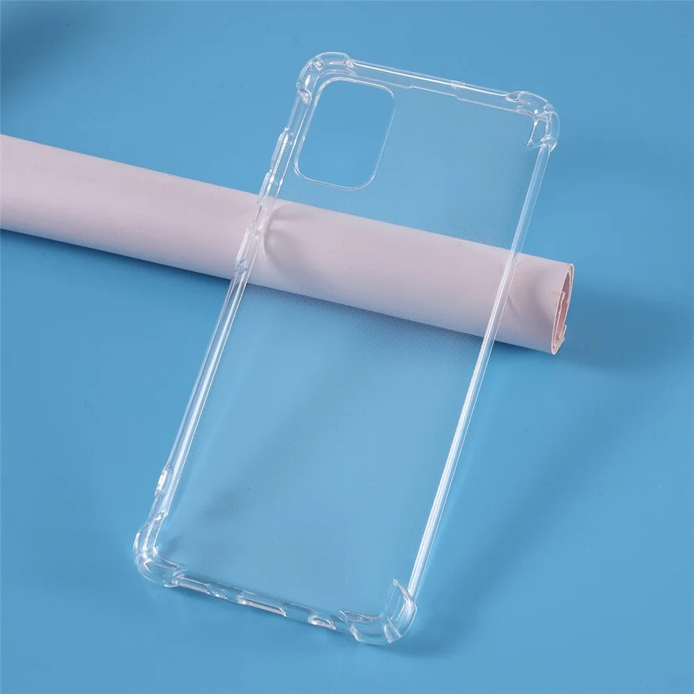 Drop-resistant Clear TPU Cell Phone Case for Samsung Galaxy A71 - 1