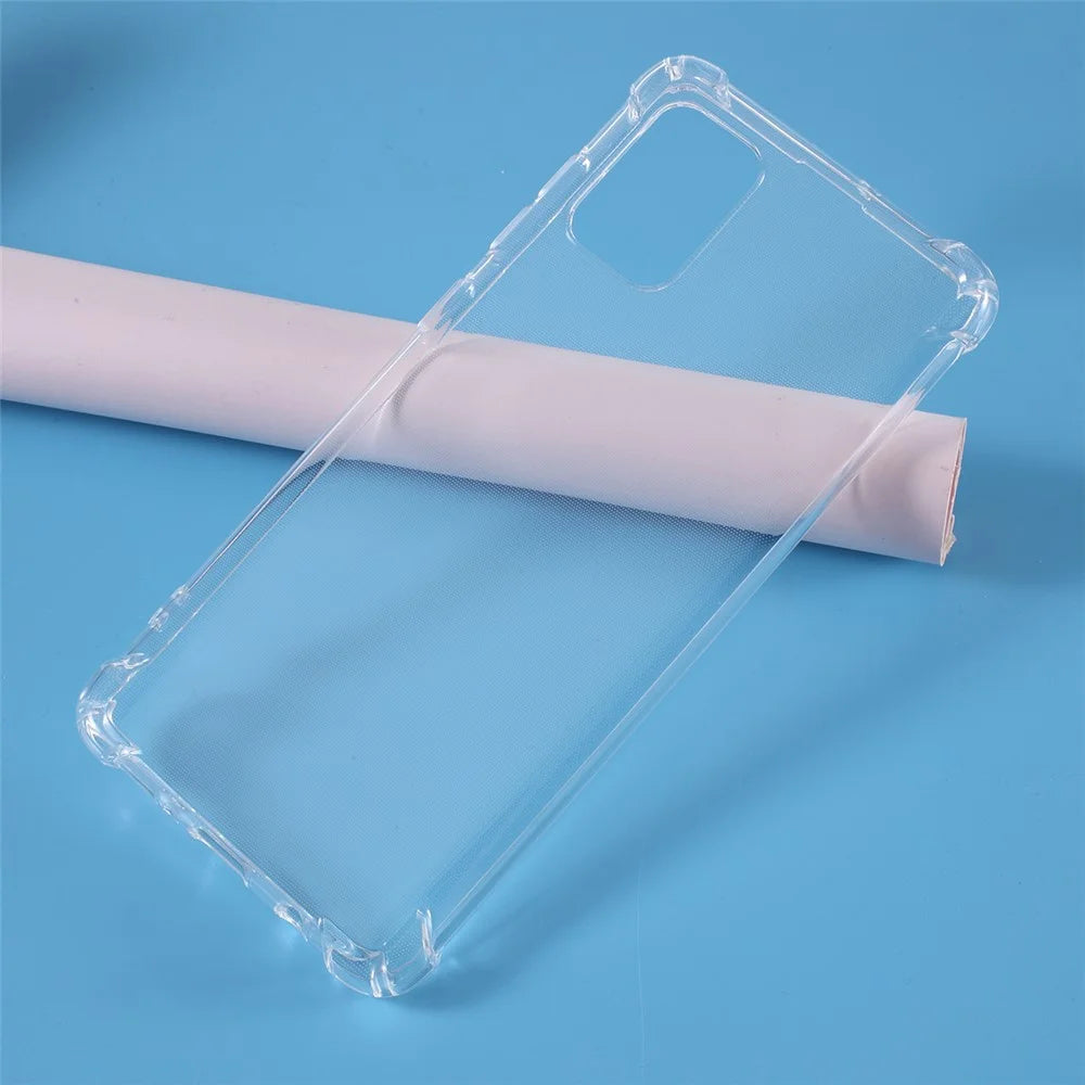 Drop-resistant Clear TPU Cell Phone Case for Samsung Galaxy A71 - 4