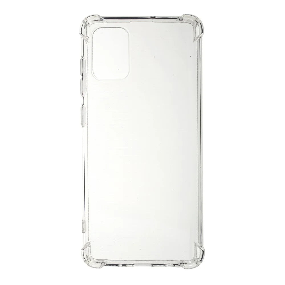 Drop-resistant Clear TPU Cell Phone Case for Samsung Galaxy A71 - 5