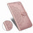 Embossed Mandala Flower Leather Covering for Samsung Galaxy S20 Plus - Rose Gold - 2