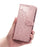 Embossed Mandala Flower Leather Covering for Samsung Galaxy S20 Plus - Rose Gold - 3