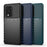 Thunder Series Twill Texture Soft TPU Phone Shell for Samsung Galaxy S20 Ultra - Black - 3
