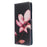 Pattern Printing Wallet Stand Flip Leather Case for Samsung Galaxy A71 A715 - Red Flower - 2