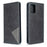 Geometric Pattern Stand Leather Case Card Holder Shell for Samsung Galaxy A71 A715 - Black - 4