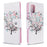 Pattern Printing Wallet Leather Flip Phone Cover for Samsung Galaxy A71 A715 - Flower Tree - 4