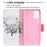 Pattern Printing Wallet Leather Flip Phone Cover for Samsung Galaxy A71 A715 - Flower Tree - 6