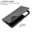 Geometric Pattern Stand Leather Card Holder Case for Samsung Galaxy S20 4G / S20 5G - Grey - 6