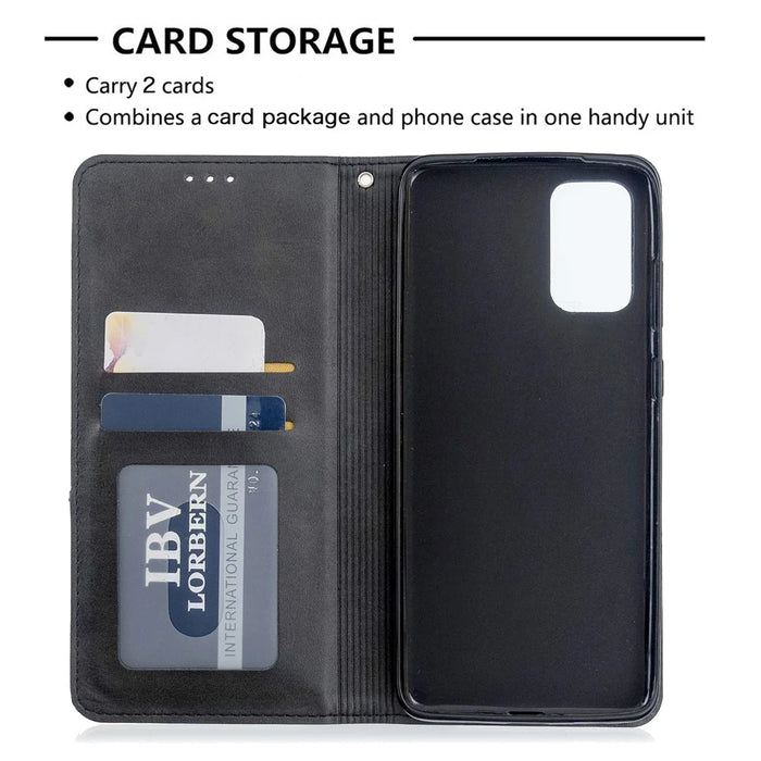 Geometric Pattern Stand Leather Card Holder Case for Samsung Galaxy S20 Plus / S20 Plus 5G - Black - 7