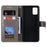 Imprint Flower Leather Wallet Phone Casing for Samsung Galaxy A71 - Grey - 6