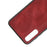 Leather Coated PC + TPU Protection Phone Shell Cover for Samsung Galaxy A70 - Red - 2