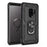 360° Rotatable Ring Kickstand Armor PC+TPU Hybrid Phone Case for Samsung Galaxy S9 - Black - 1