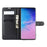 Litchi Skin Wallet Leather Stand Case for Samsung Galaxy S20 Ultra - Black - 5