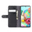 For Samsung Galaxy A81 / Note 10 Lite / M60s Phone Cases Genuine Split Leather Wallet Mobile Cover Stand - Black - 6