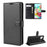 Litchi Skin Wallet Flip Leather Case for Galaxy A81 / Note 10 Lite / M60s - Black - 2