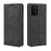 Silky Touch Leather Wallet Case for Samsung Galaxy A91 / S10 Lite / M80s - Black - 2