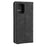 Silky Touch Leather Wallet Case for Samsung Galaxy A91 / S10 Lite / M80s - Black - 7