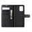Litchi Skin Wallet Leather Stand Case for Samsung Galaxy A91 / M80s / S10 Lite - Black - 4