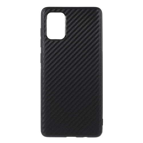 Carbon Fiber Skin TPU Mobile Phone Casing for Samsung Galaxy A71 - 1
