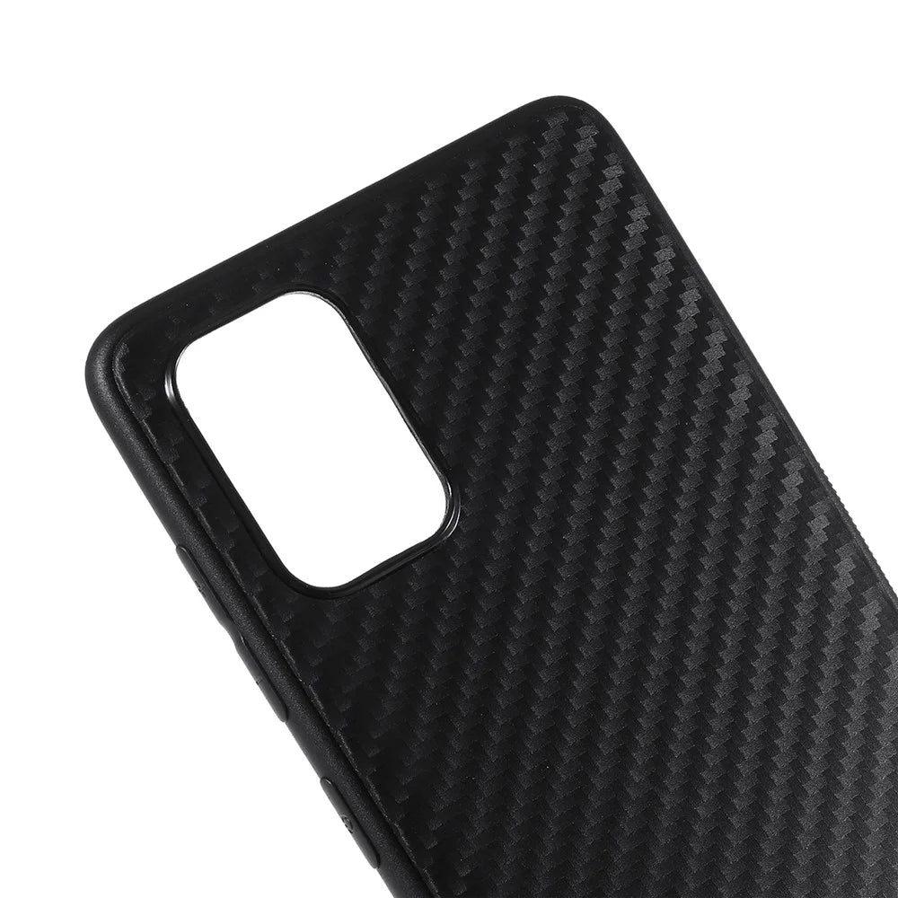 Carbon Fiber Skin TPU Mobile Phone Casing for Samsung Galaxy A71 - 4