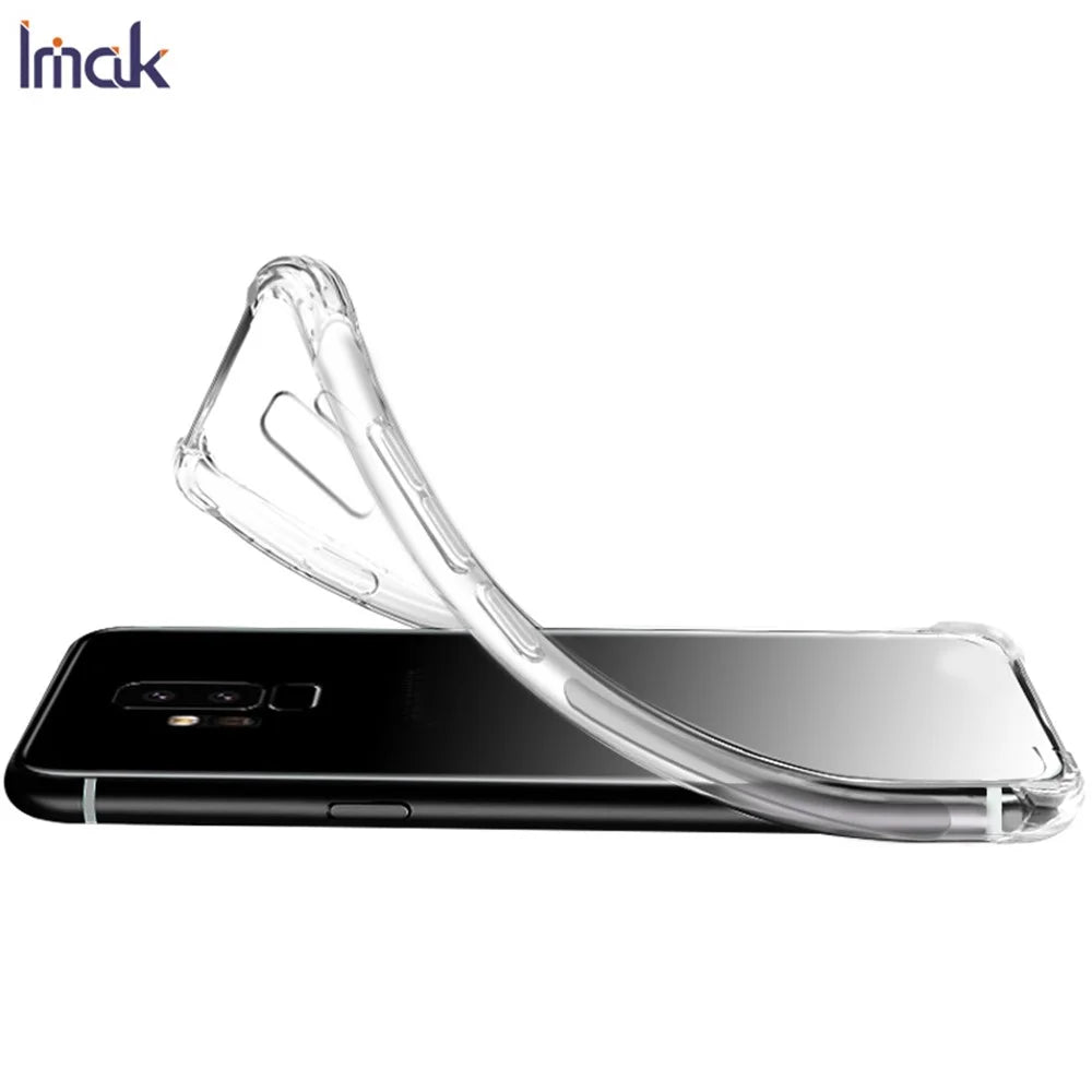IMAK All-Round Protective Airbag Shockproof TPU Cover + Screen Film for Samsung Galaxy A51 - Transparent - 2