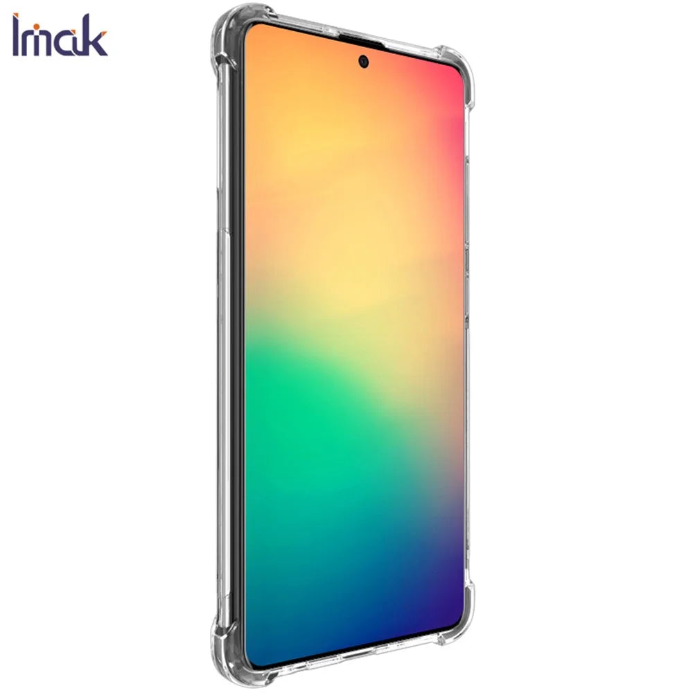 IMAK All-Round Protective Airbag Shockproof TPU Cover + Screen Film for Samsung Galaxy A51 - Transparent - 3
