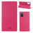 VILI DMX Cross Skin Stand Leather Card Holder Case for Samsung Galaxy A71 - Rose - 1