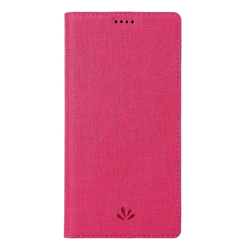 VILI DMX Cross Skin Stand Leather Card Holder Case for Samsung Galaxy A71 - Rose - 2