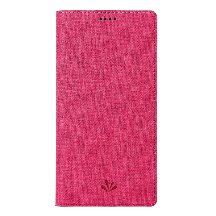 VILI DMX Cross Skin Stand Leather Card Holder Case for Samsung Galaxy A71 - Rose - 2