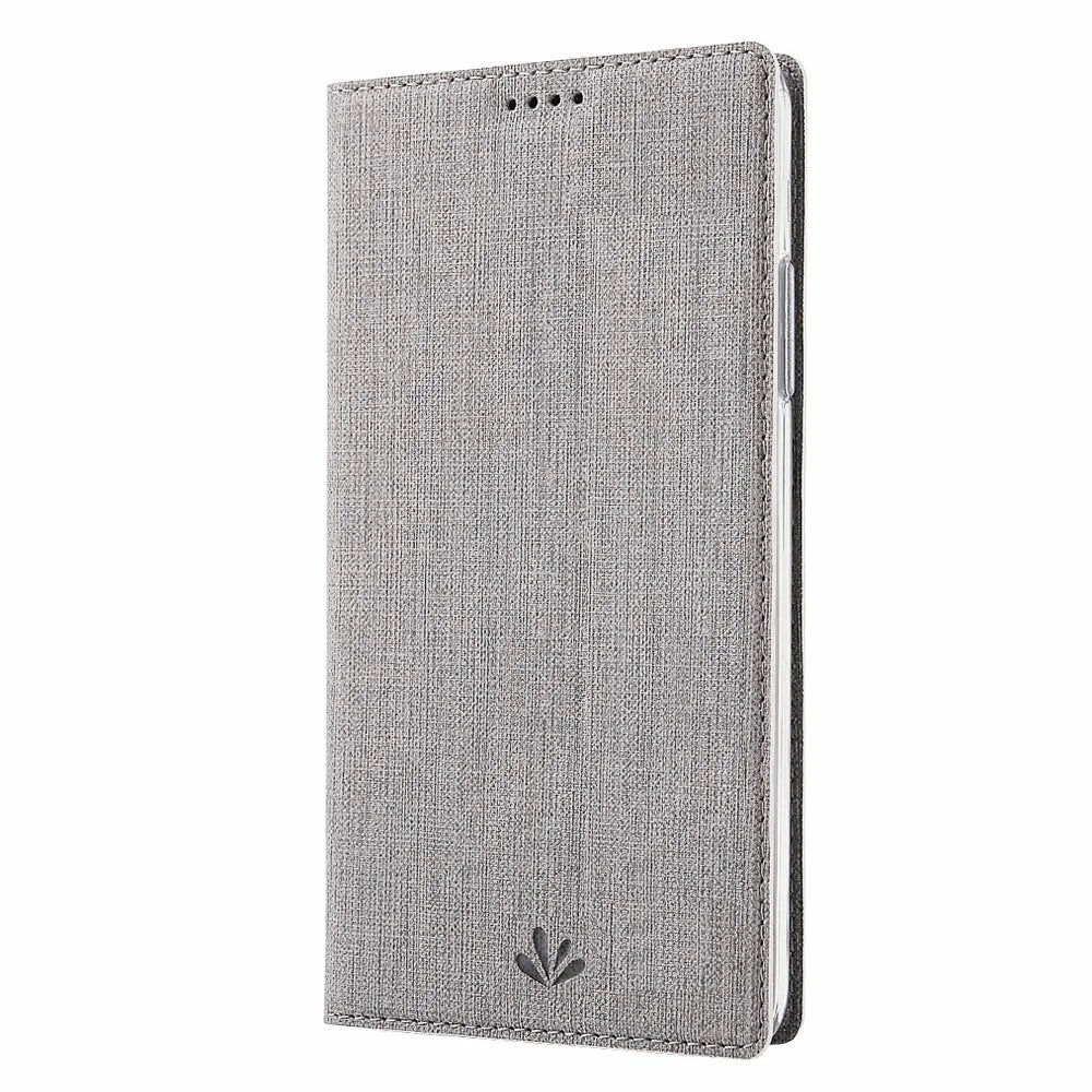 VILI DMX Cross Texture Leather Case with Card Holder for Samsung Galaxy A51 - Grey - 3