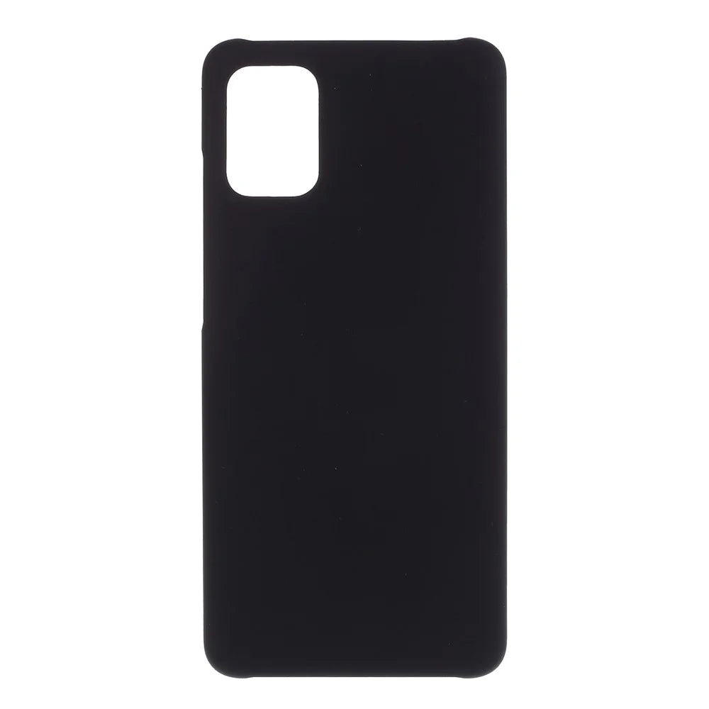 Rubberized Hard PC Case for Samsung Galaxy A51 - Black - 1