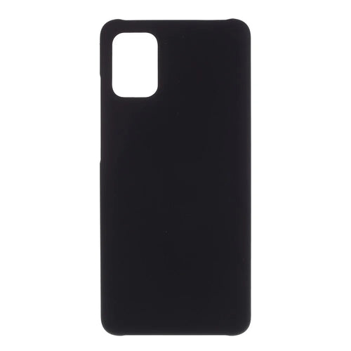 Rubberized Hard PC Case for Samsung Galaxy A51 - Black - 1