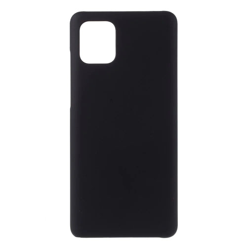 Rubberized Hard PC Case for Samsung Galaxy A71 - Black - 1