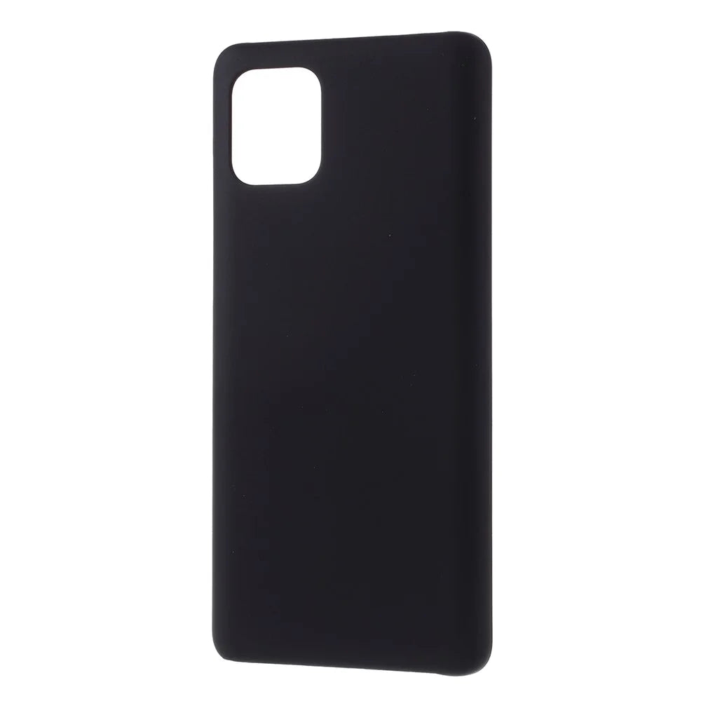 Rubberized Hard PC Case for Samsung Galaxy A71 - Black - 2