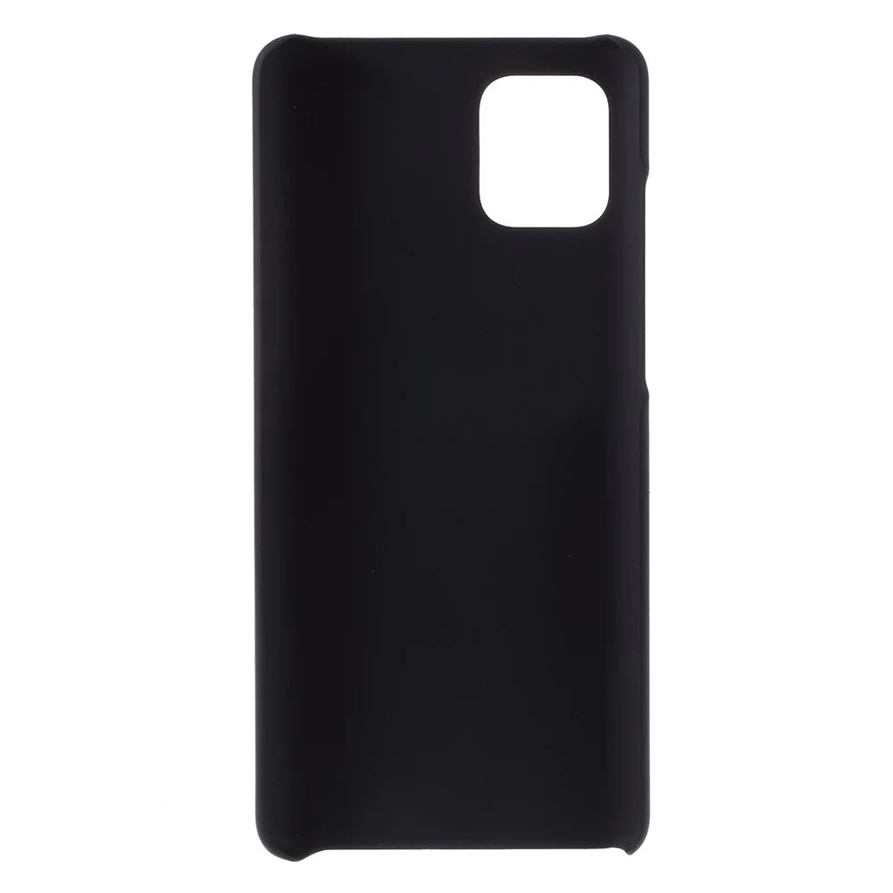 Rubberized Hard PC Case for Samsung Galaxy A71 - Black - 3
